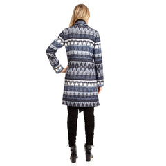 Tribal Printed Blanket Coat