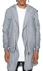 A. HUTCHING - BOMBER - OIL WASH - GREY