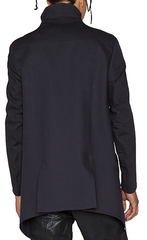 A. HUTCHING - JACKET HIGH NECK TAILORED - BLACK